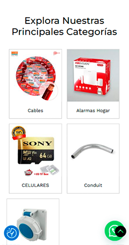 Catálogo de productos